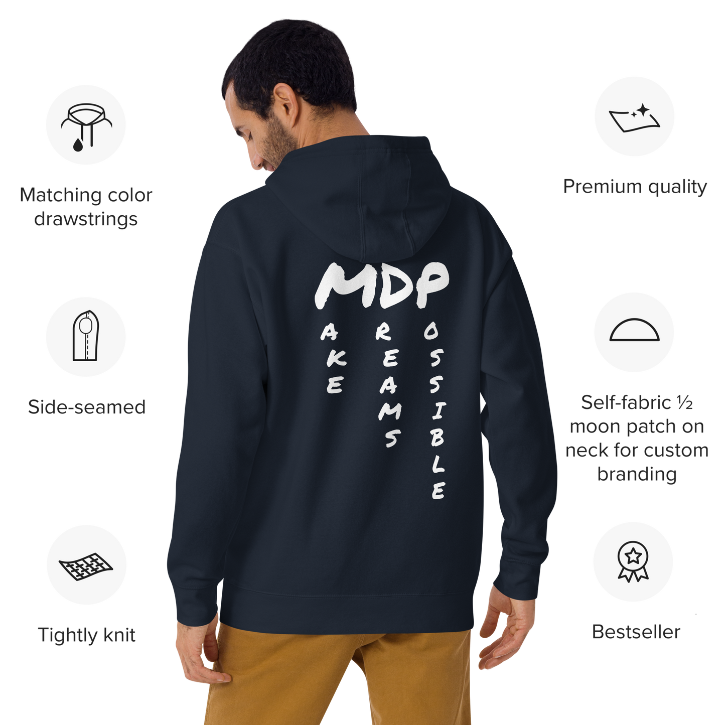 Make Dreams Possible-Hoodie Vertical